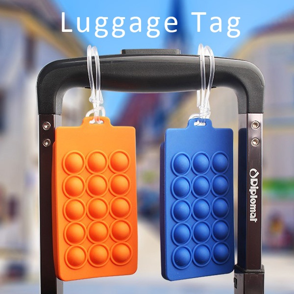 Silicone pop luggage tap