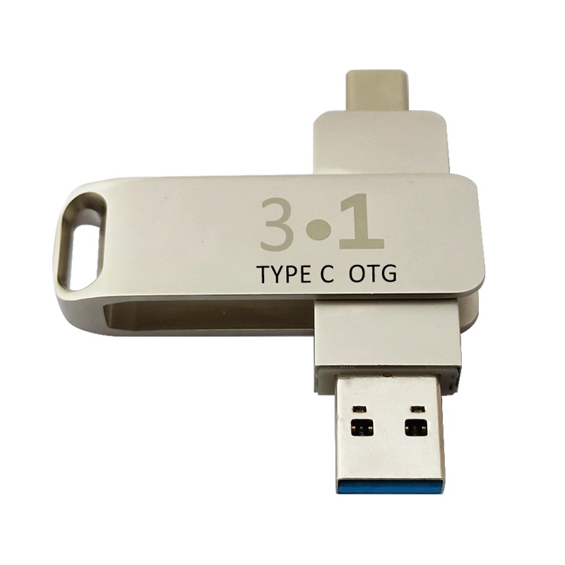 Type 3.1 OTG Iron swivel usb flash drive