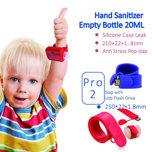 2020 Silicone bracelet bottle for sanitizing gel or lotion
