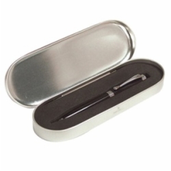 Oval ball pen tin box