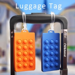 Silicone pop luggage tap