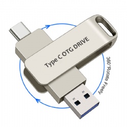 Type 3.1 OTG Iron swivel usb flash drive